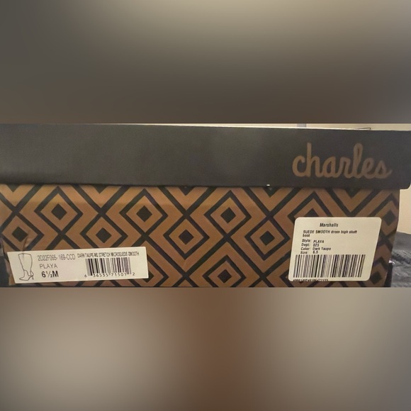 Charles by Charles David Playa Slouchy High Heel Boot in Deep Taupe - Picture 4 of 4